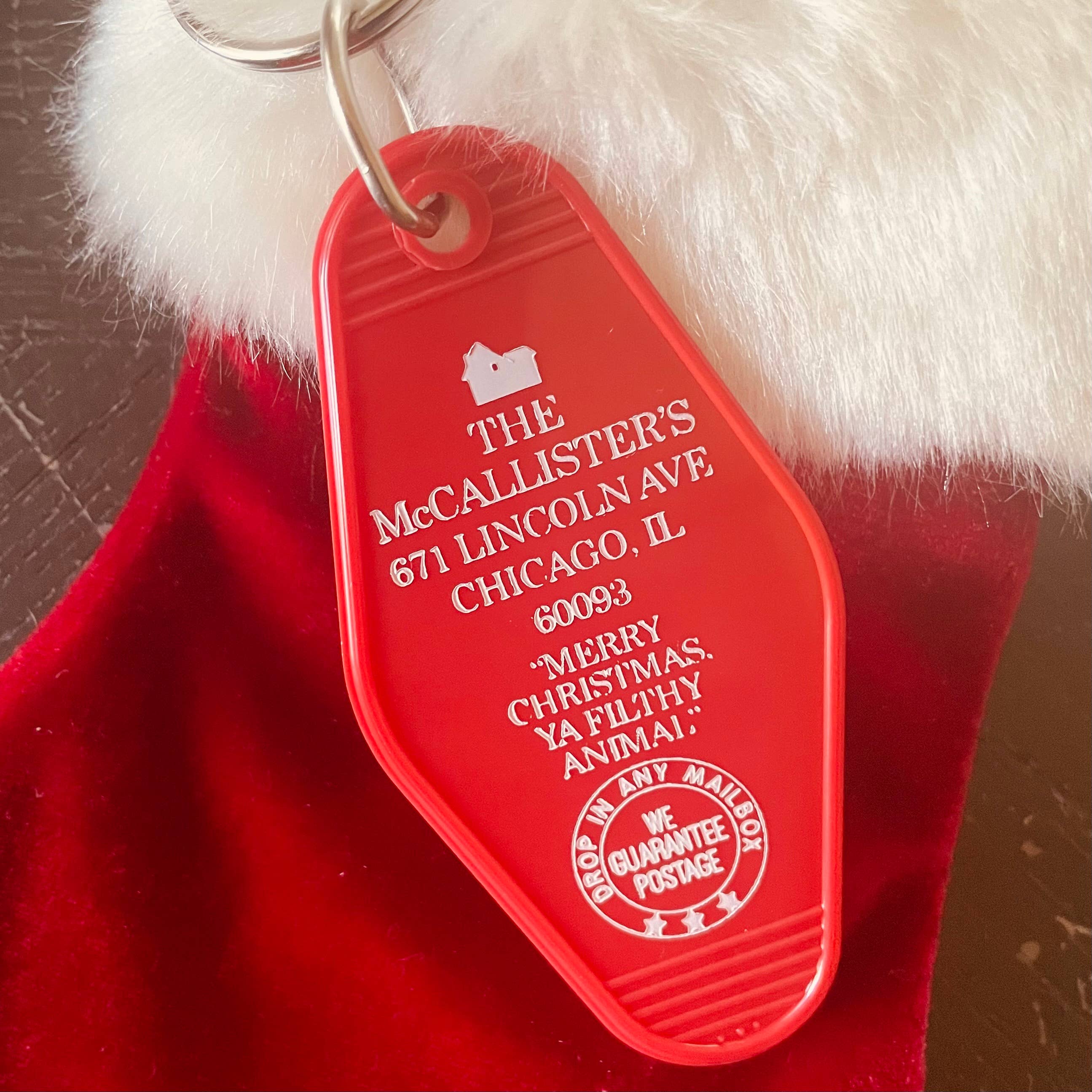 The McCallisters (Home Alone) Motel Key Fob