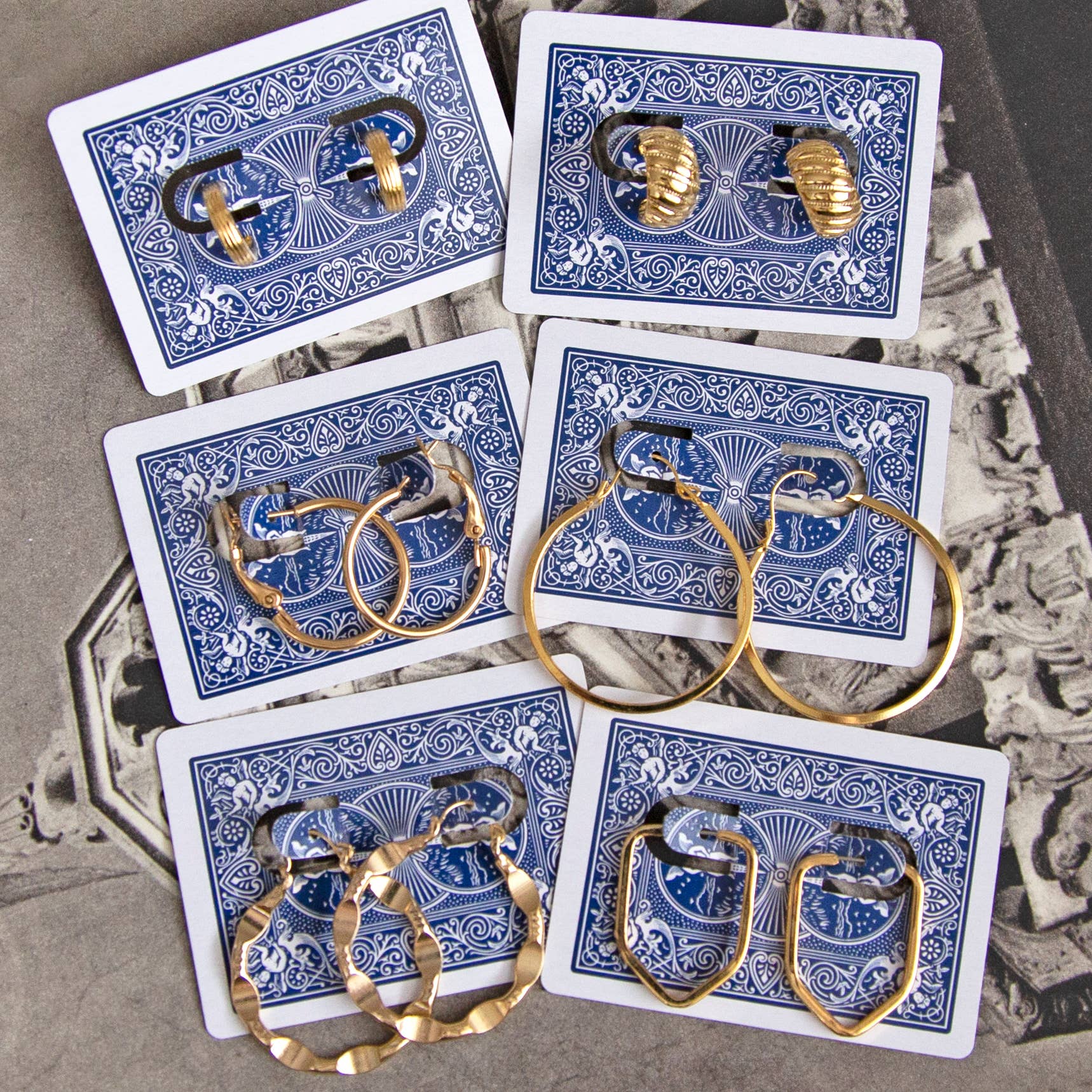 Vintage Gold Hoops