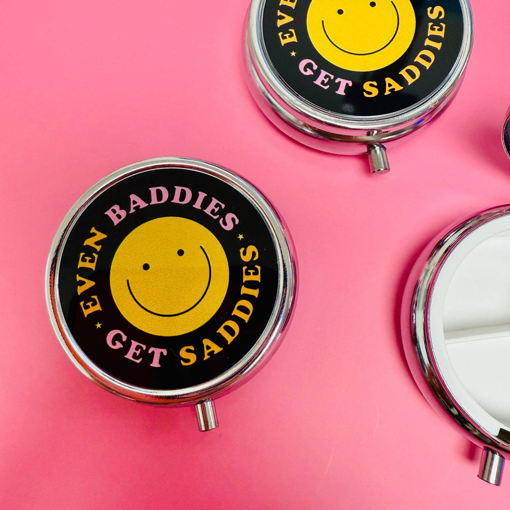 Even Baddies Get Saddies Purse Pill Box