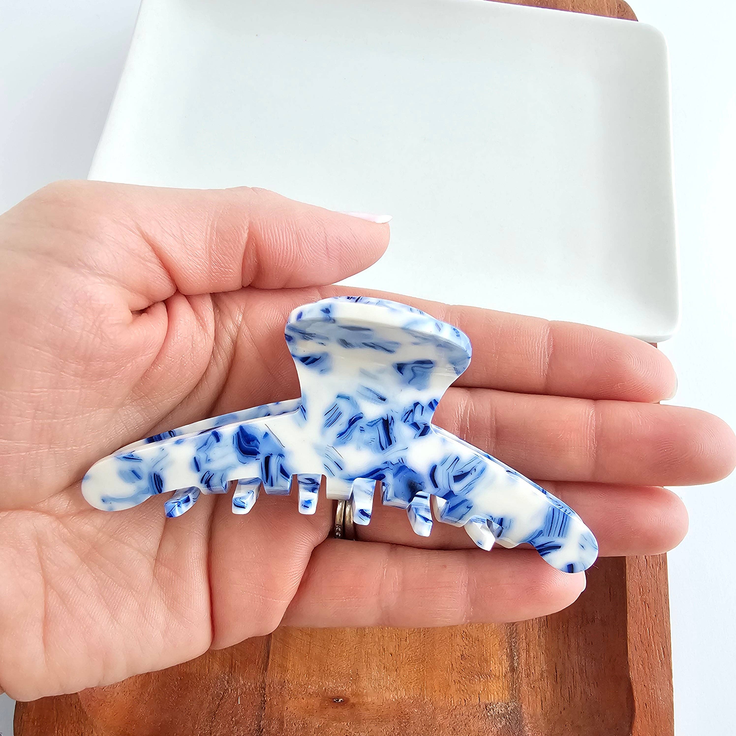Greek Goddess Blue Callie Hair Claw