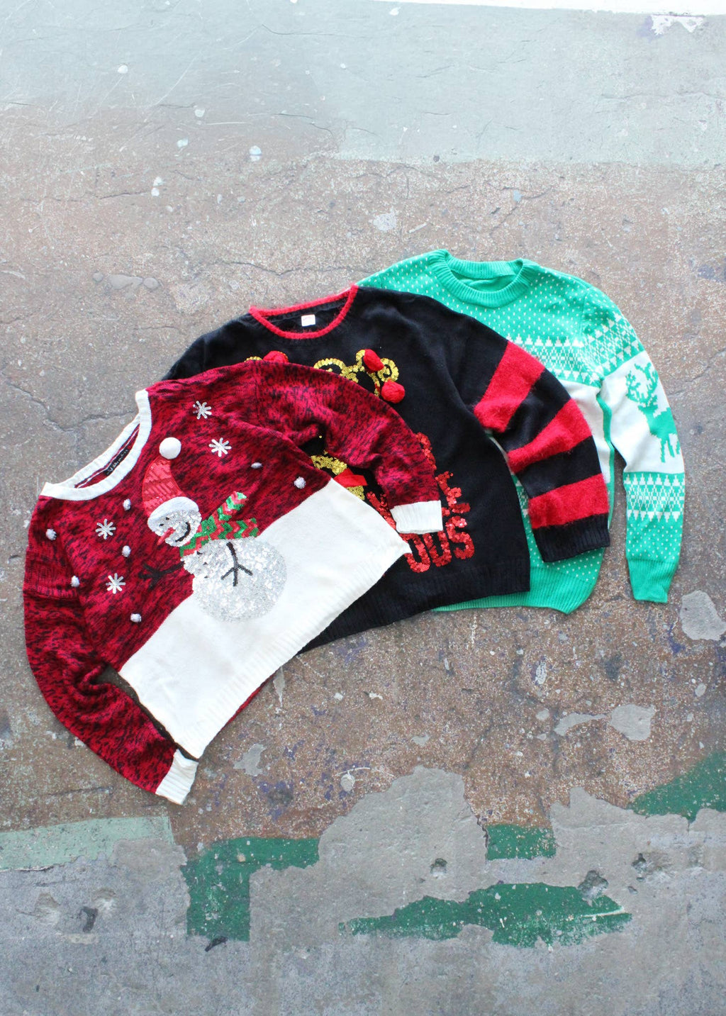 Assorted Christmas Sweater and Cardigan Bundle