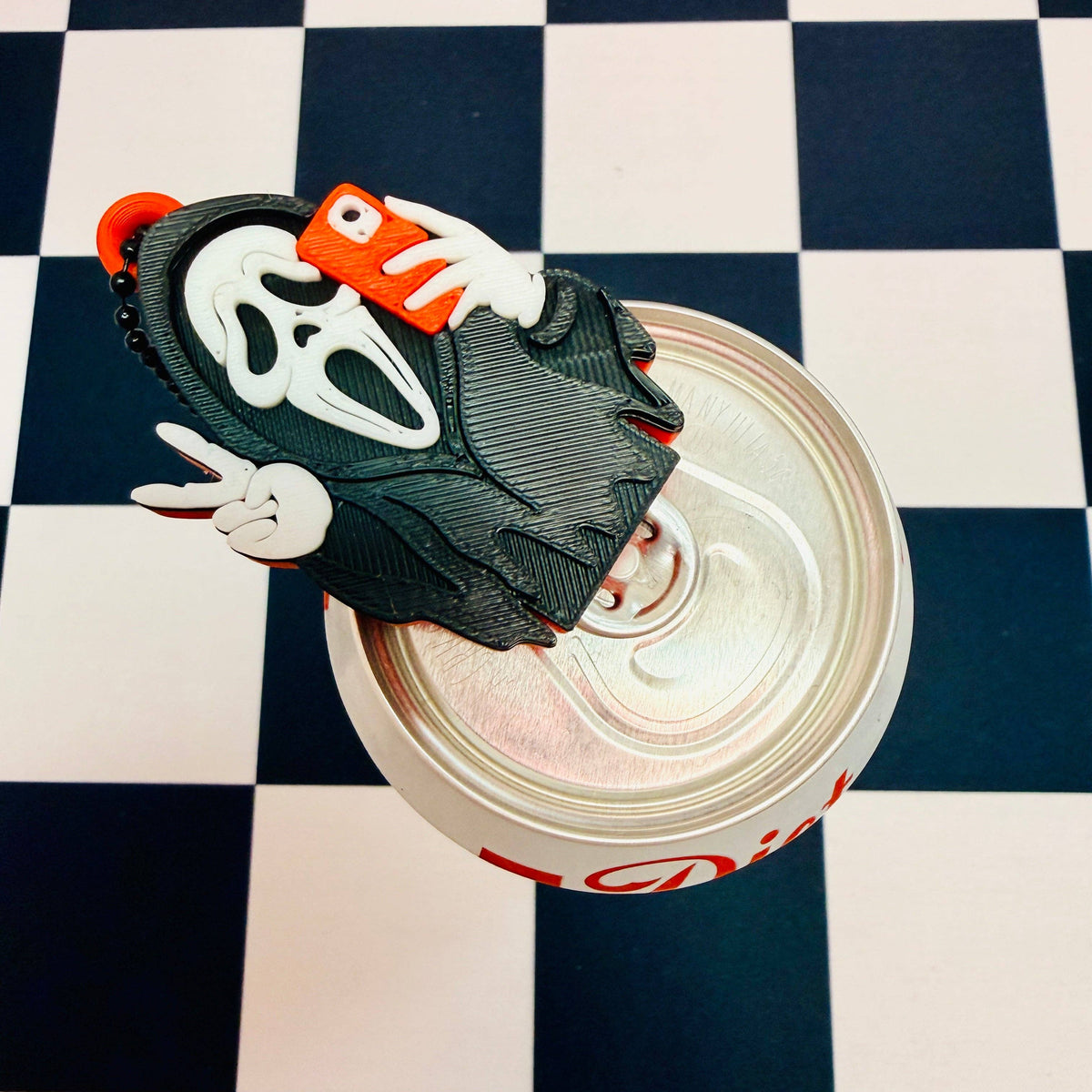 Ghost Face Nail Saver Bag Charm