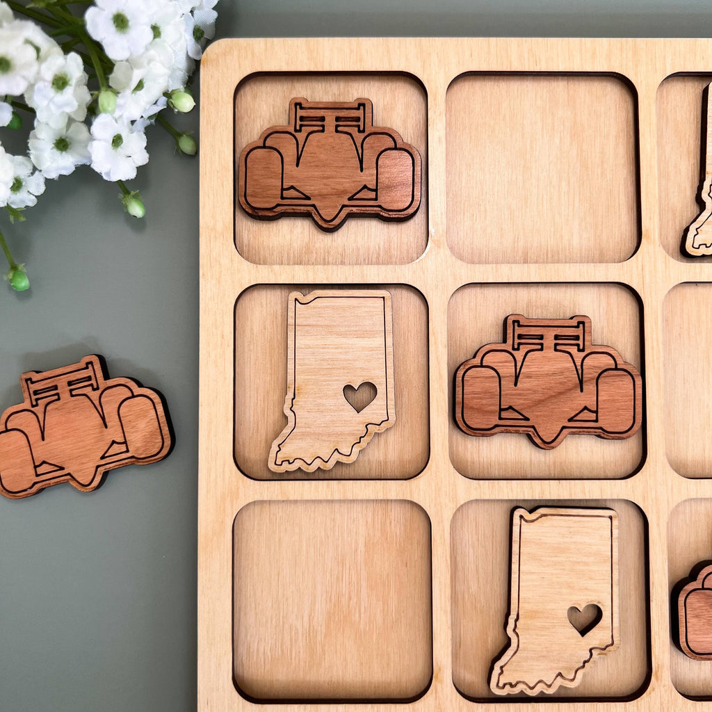 Tic-Tac-Toe Indiana Game