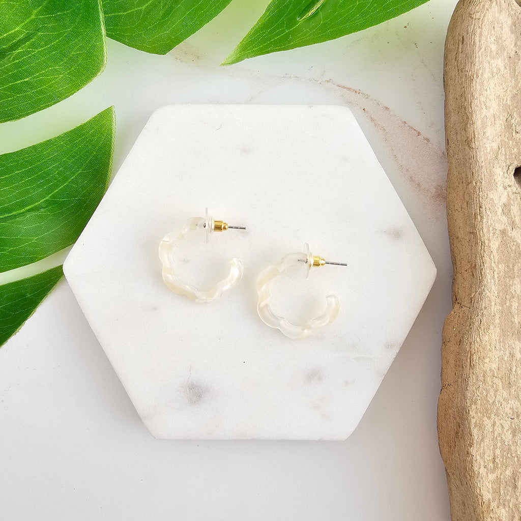Ivory Posey Mini Hoops