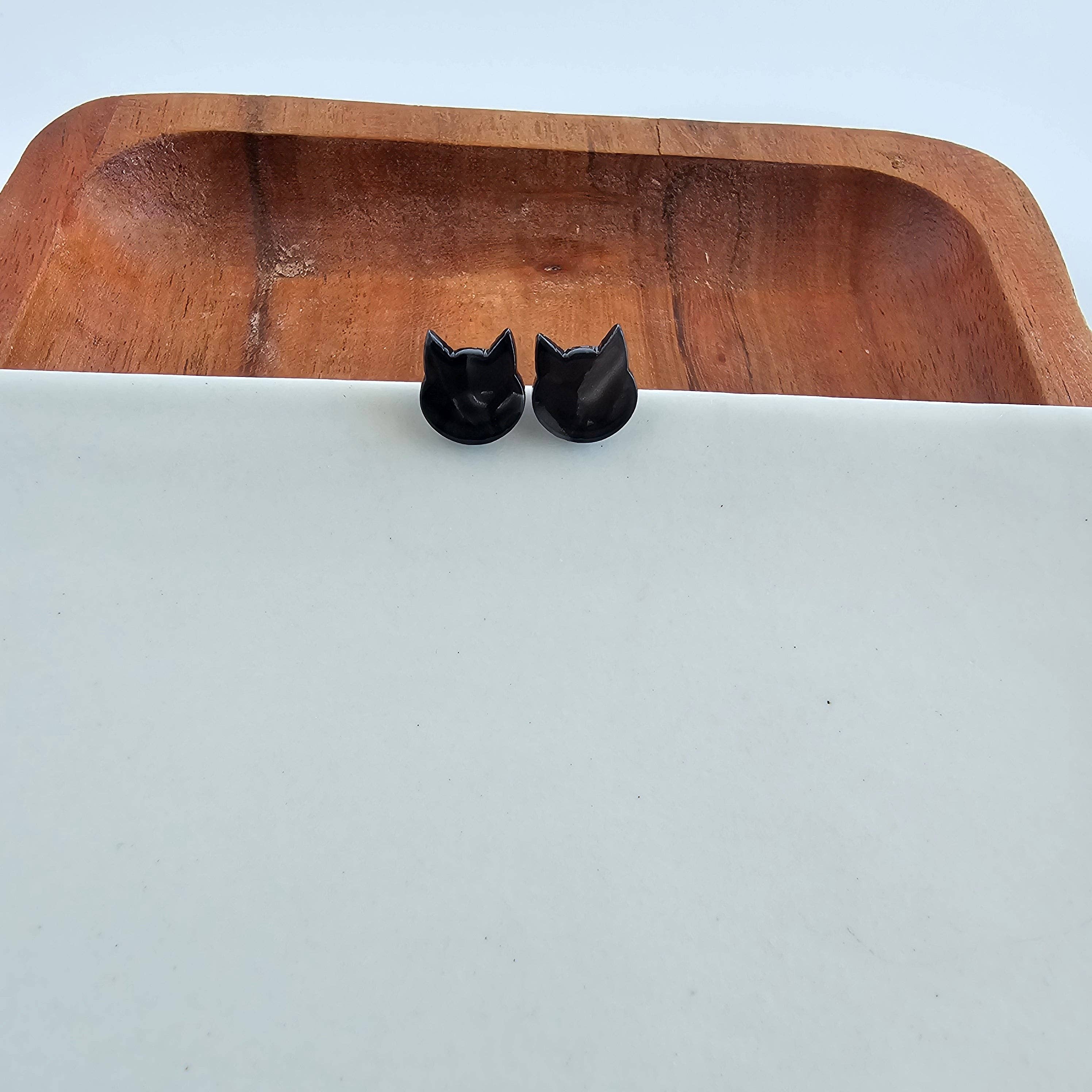 Black Cat Studs