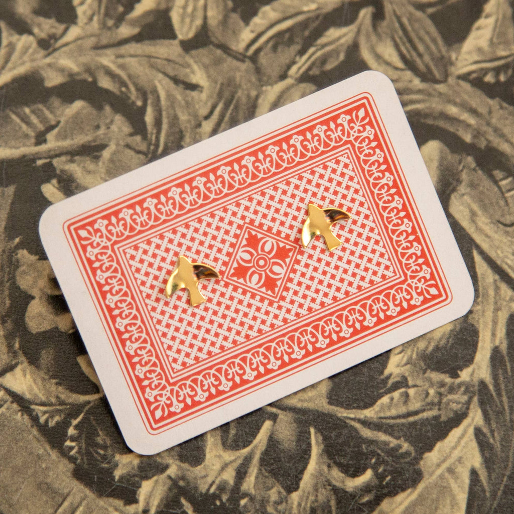 Vintage Gold Stud Earrings