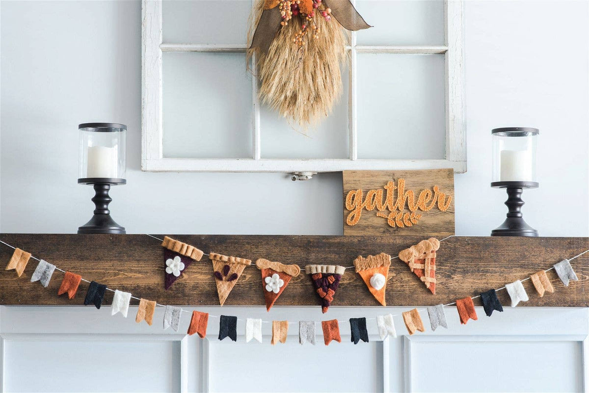 Fall Colors Felt Flag Bunting