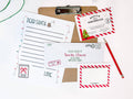 Santa Letter Kit Holiday Gift Santa Stationery Kit