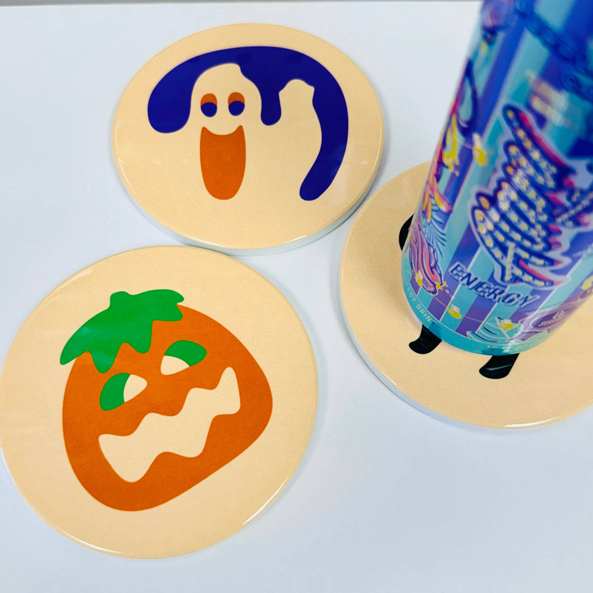 Ceramic Halloween Sugar Cookies Coaster