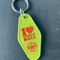 I (Heart) Pickleball Motel Key Fob