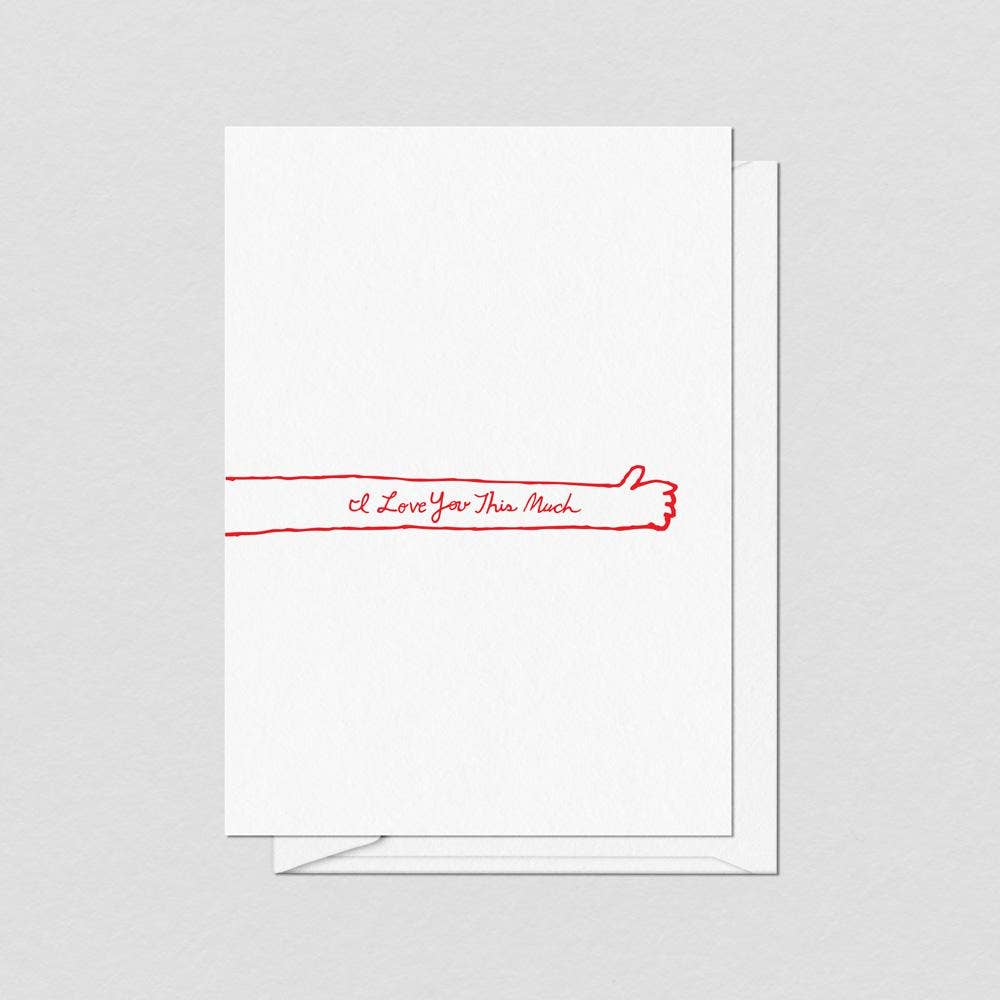 I Love You This Much - Card