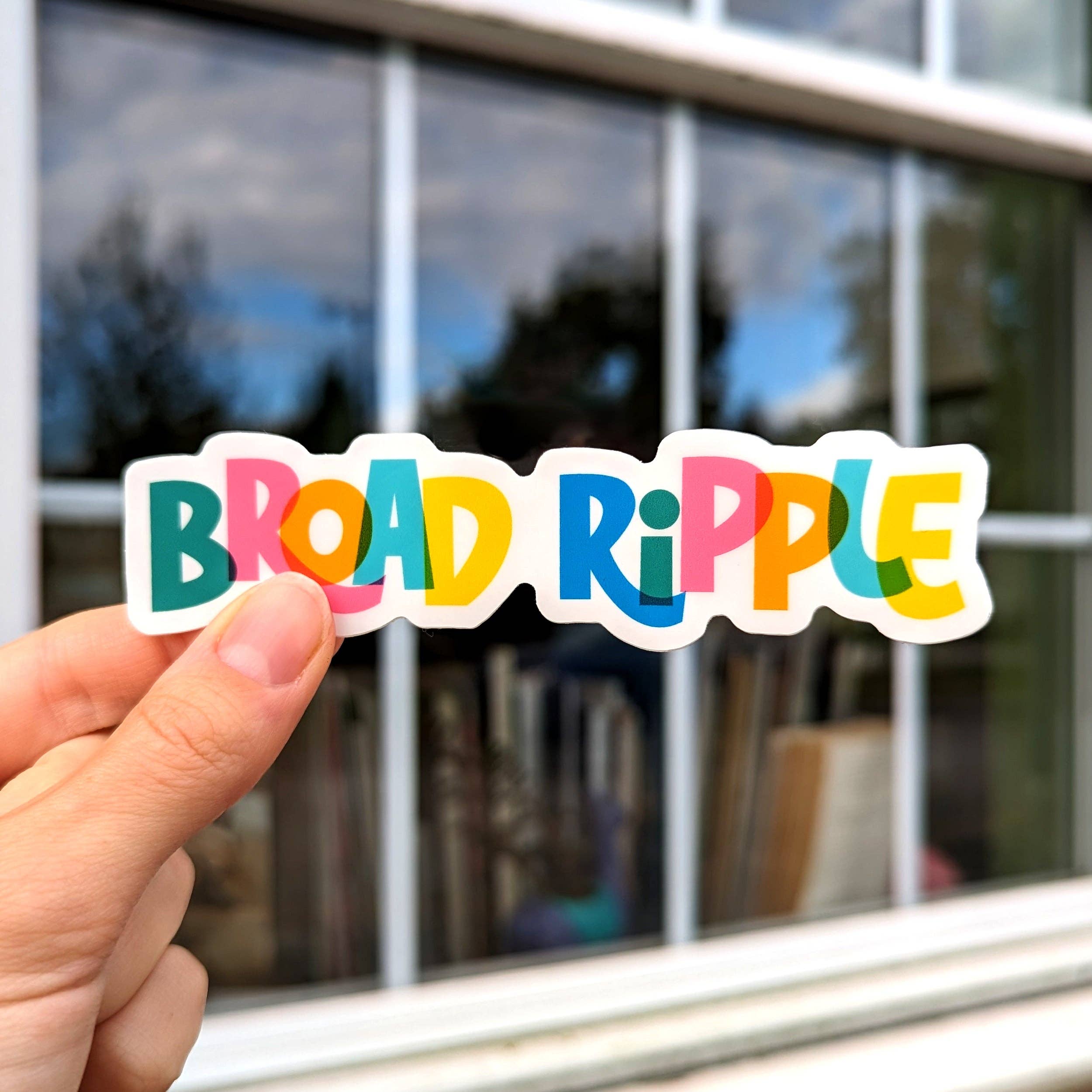 Broad Ripple Indiana Sticker