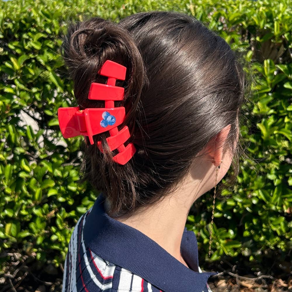 Classic Blueberry Farms Large Hair Clip