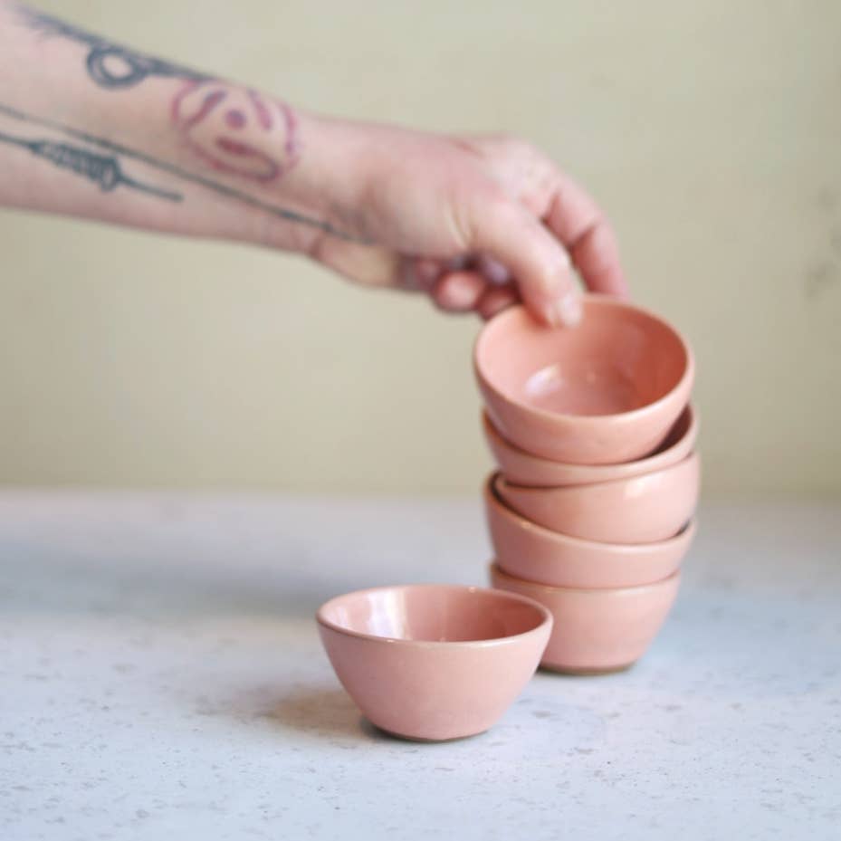Artist Choice Little Bowls in Blush Pink | Handmade ceramic