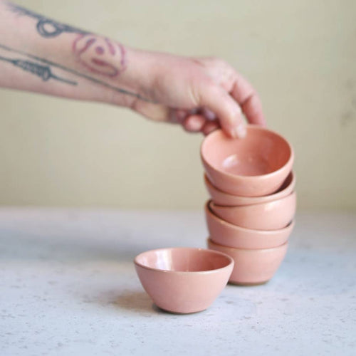 Artist Choice Little Bowls in Blush Pink | Handmade ceramic