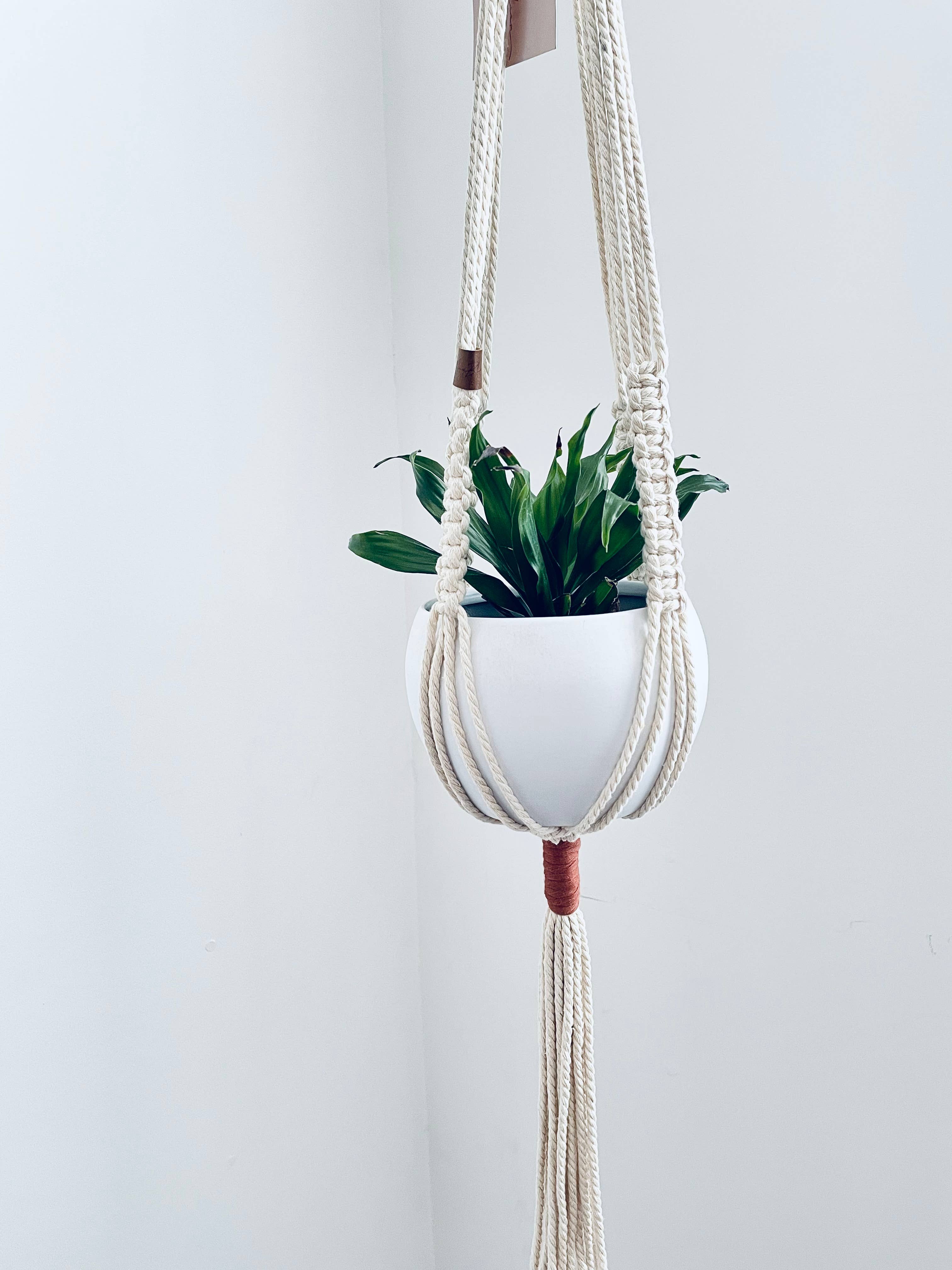 Plant Hanger // Macrame Plant Hanger // Hanging Planter