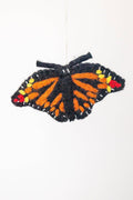 Christmas Monarch Butterfly Felt Ornament