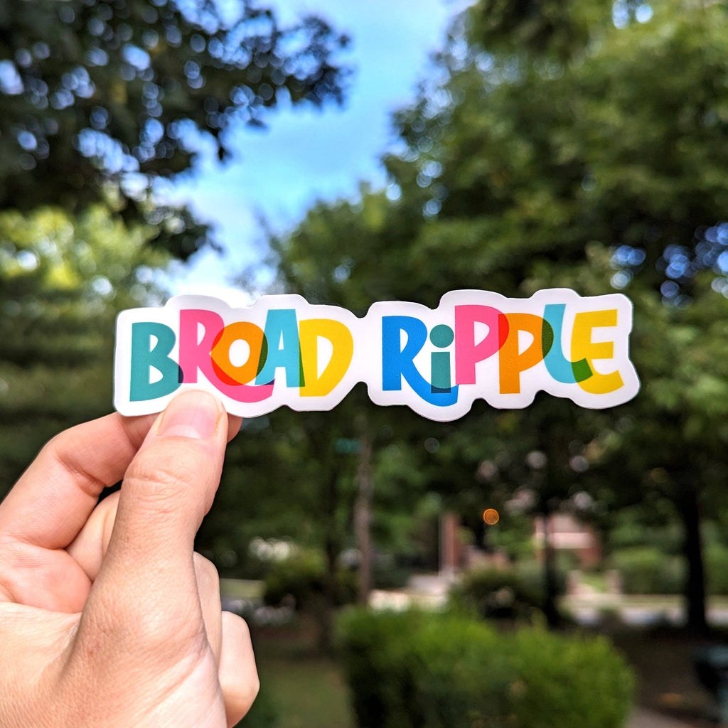 Broad Ripple Indiana Sticker