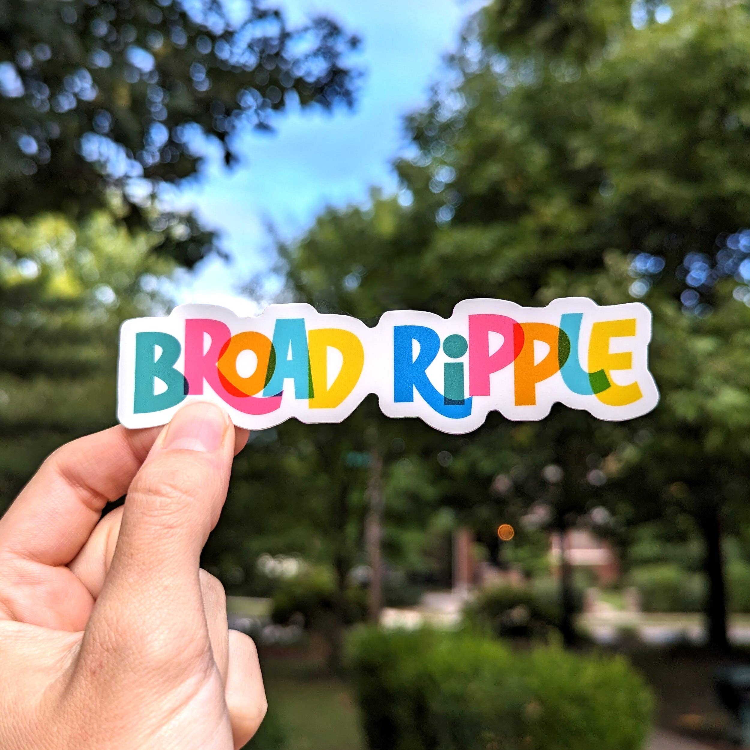 Broad Ripple Indiana Sticker