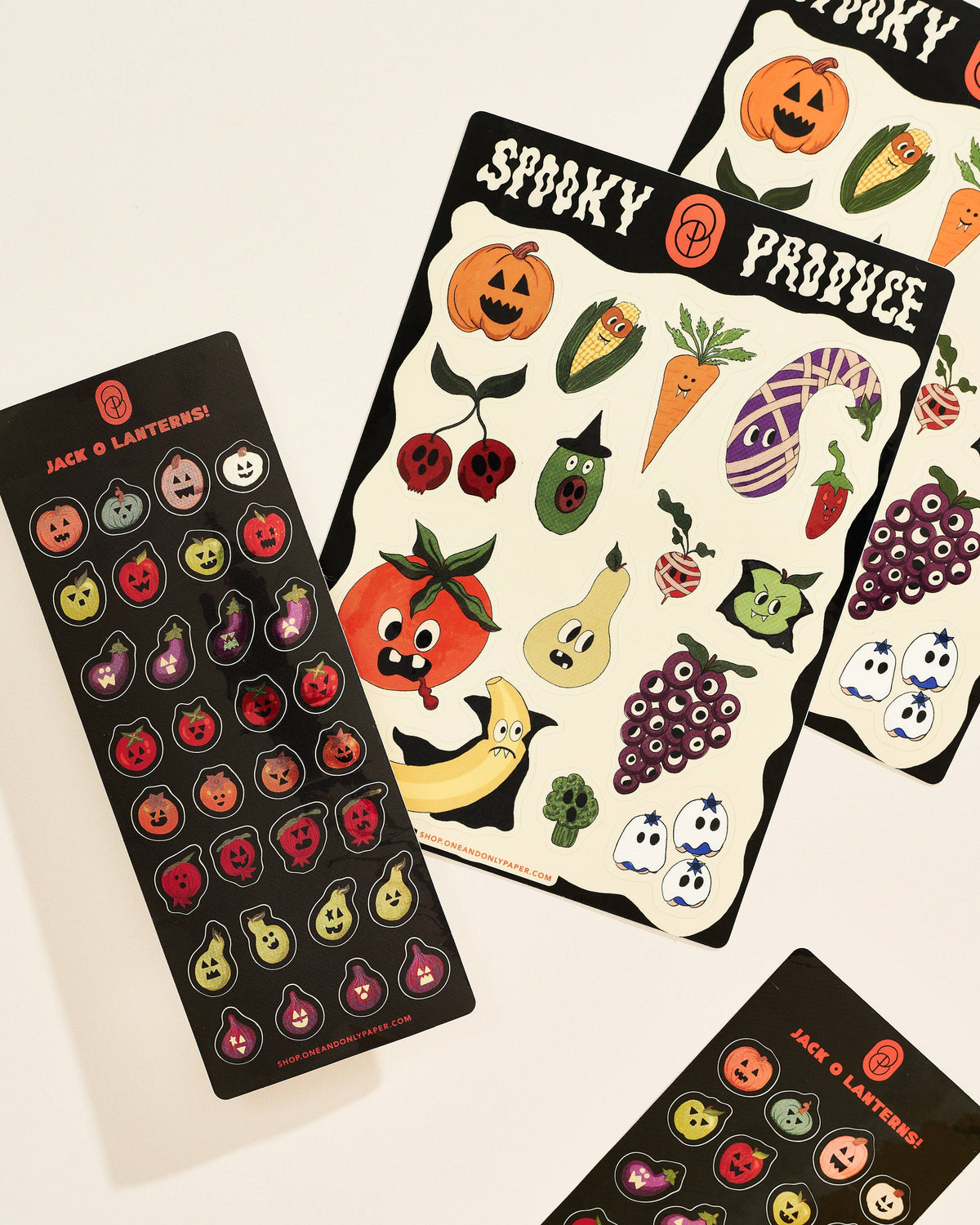 Spooky Produce Sticker Sheet