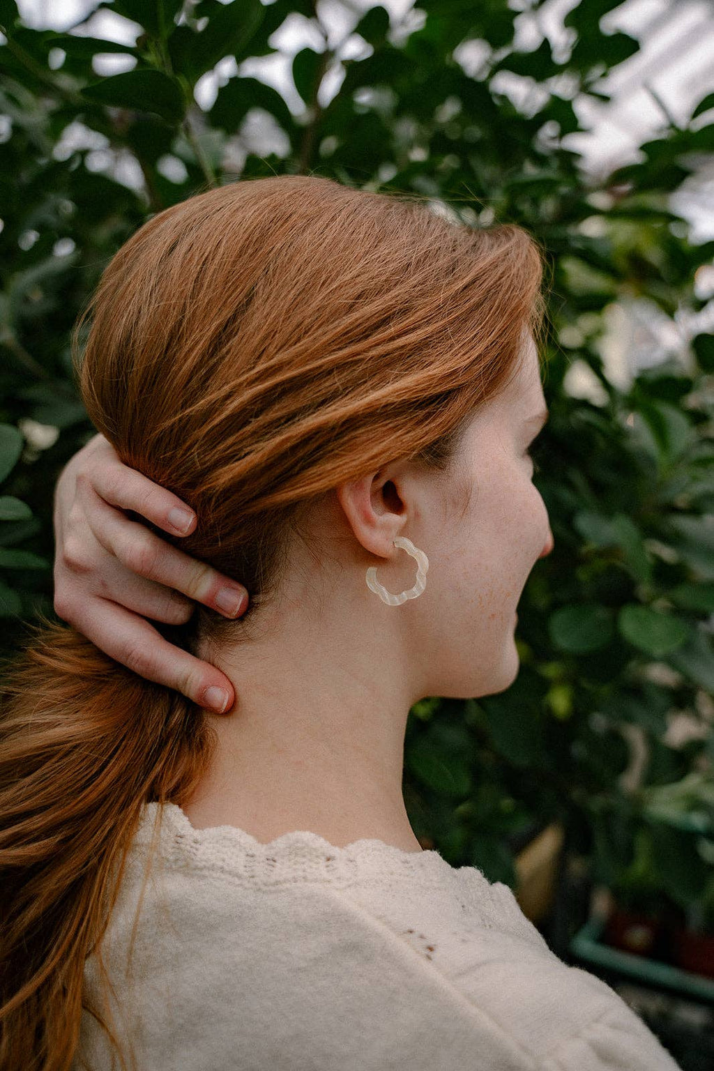 Ivory Posey Mini Hoops