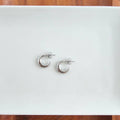 Mini Silver Luxe Selena Hoops
