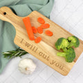 I Will Cut You Charcuterie Board