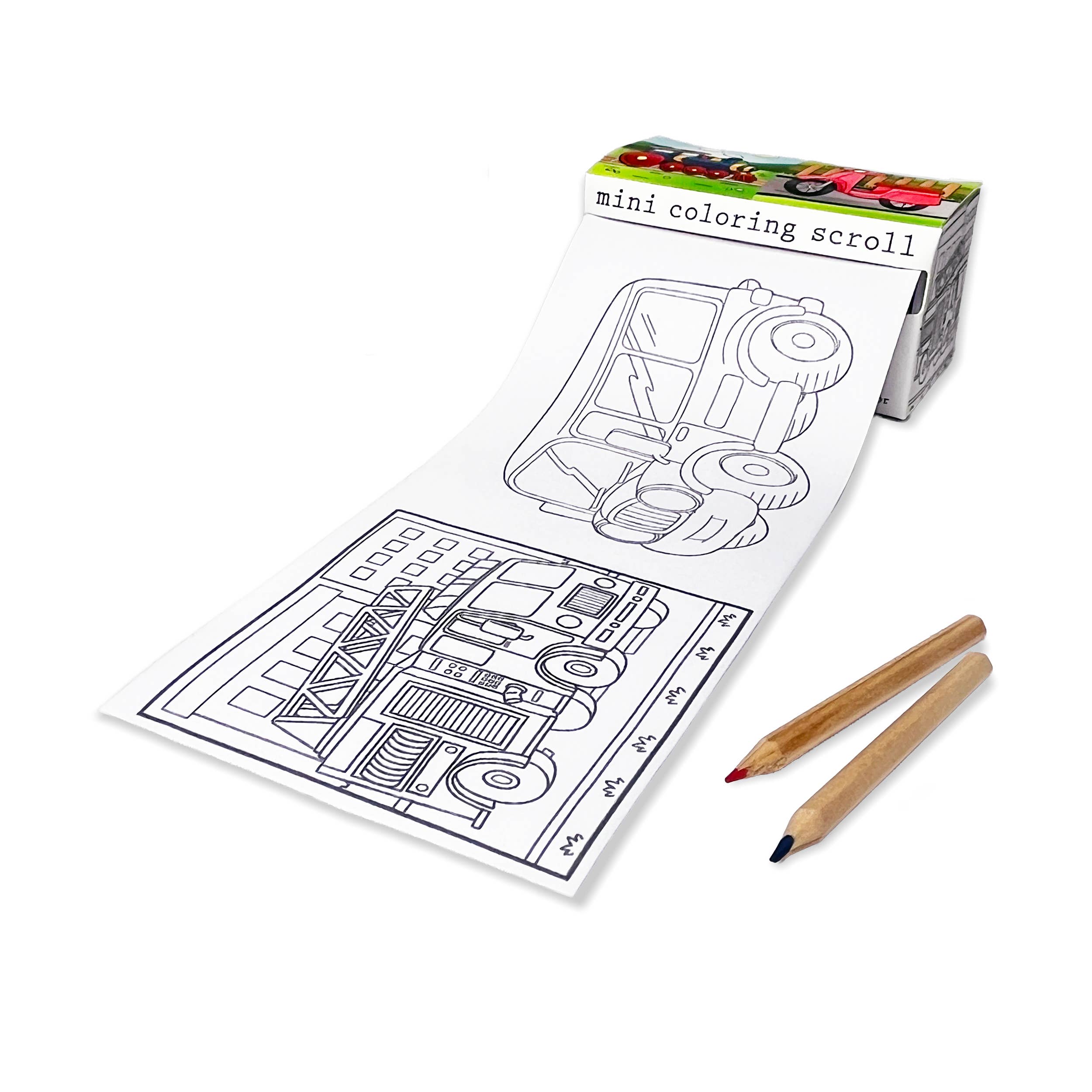 Mini Coloring Scrolls