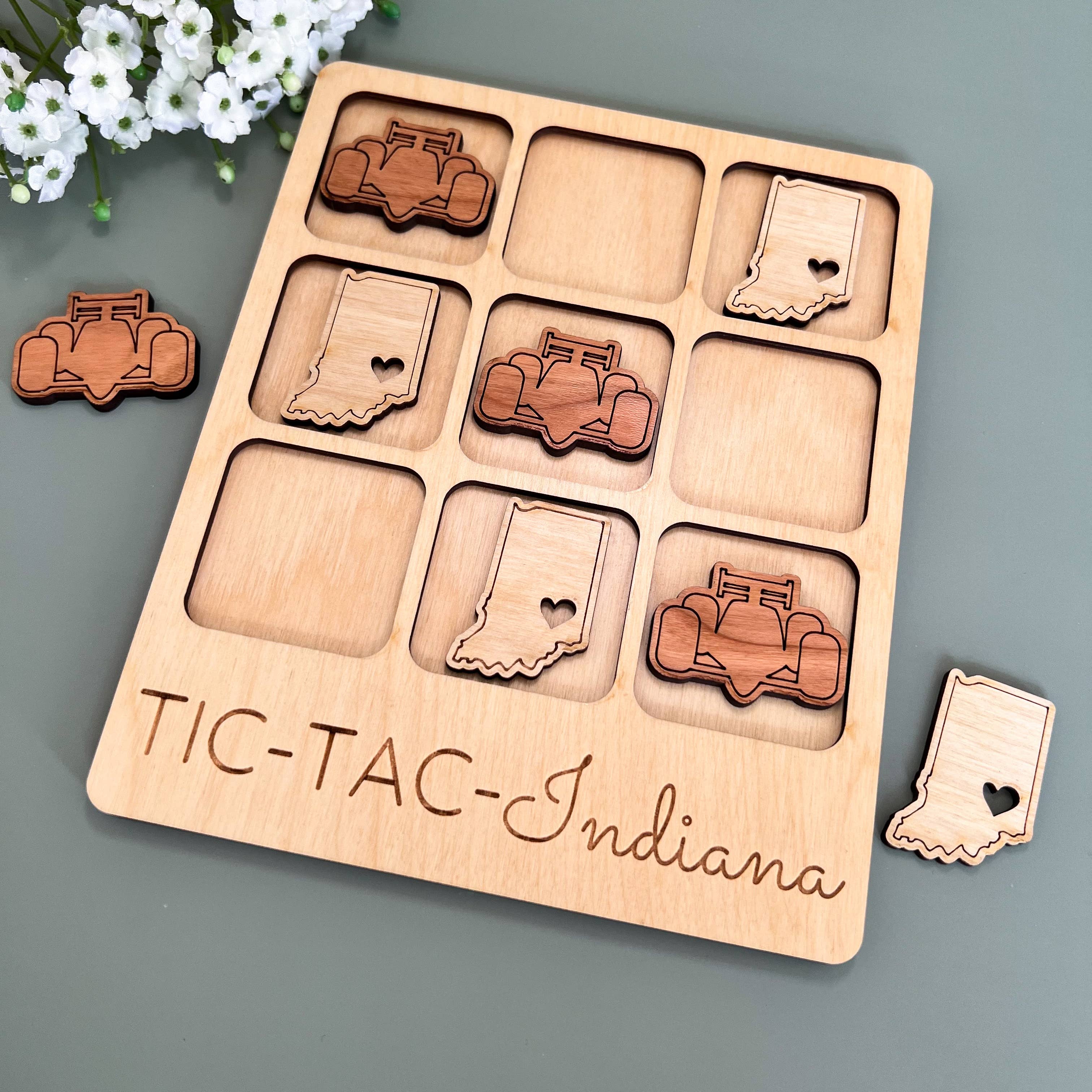 Tic-Tac-Toe Indiana Game