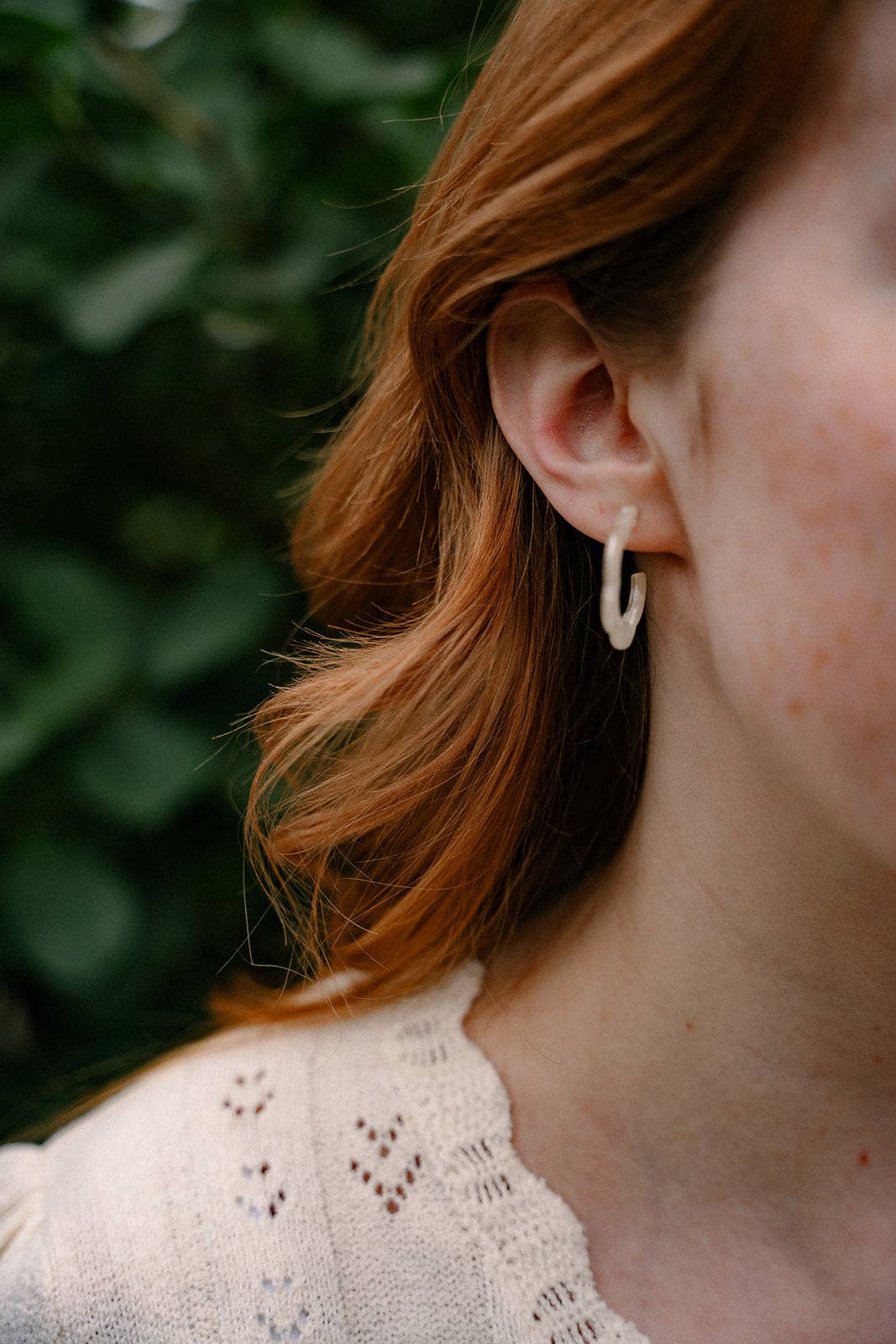 Ivory Posey Mini Hoops