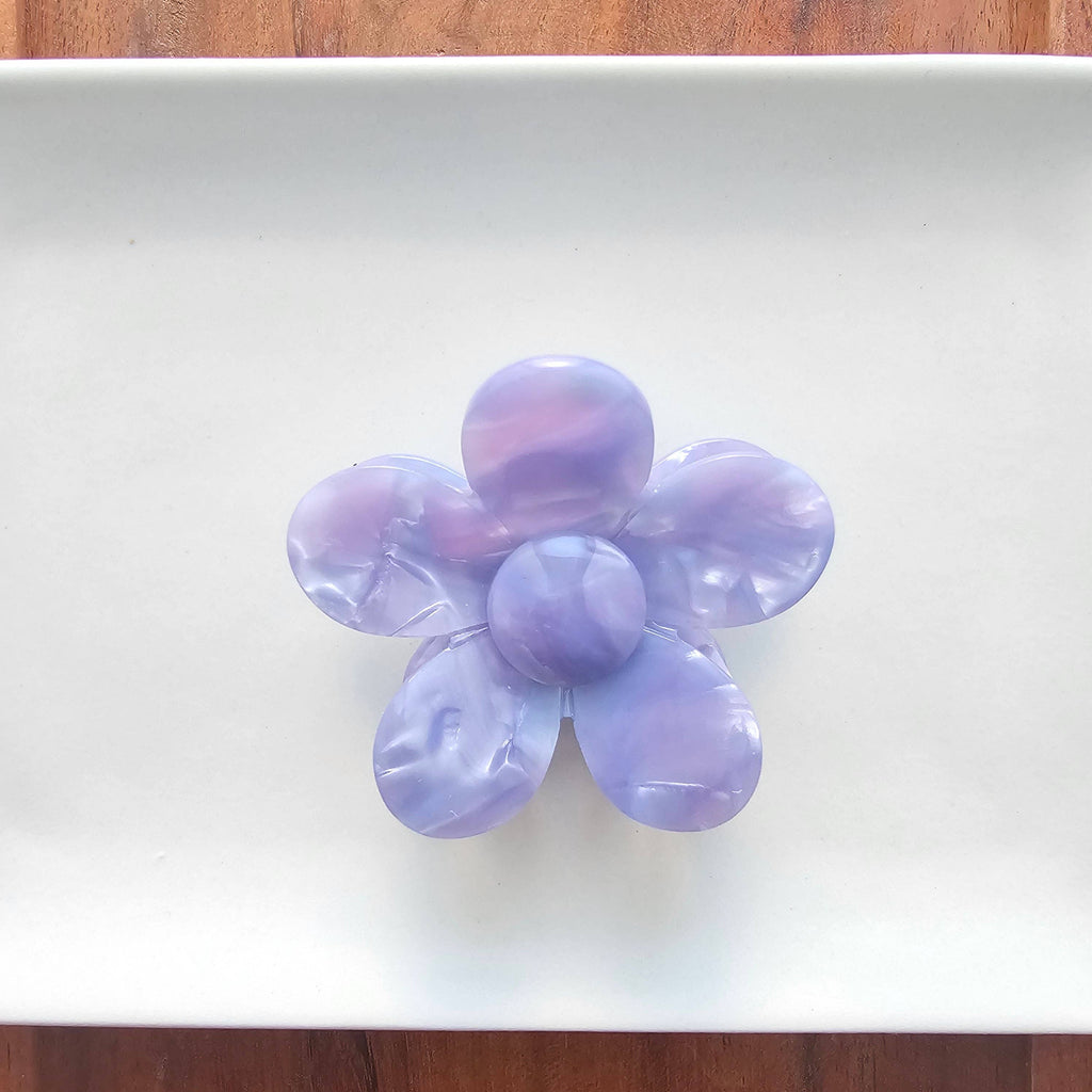 Flower Power Hair Claw - Lavender Haze // Clip
