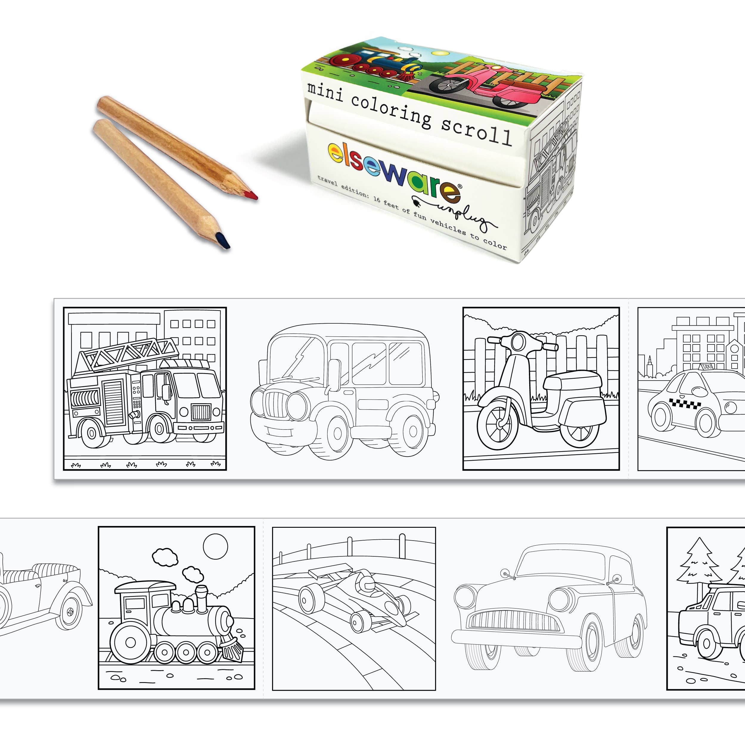 Mini Coloring Scrolls