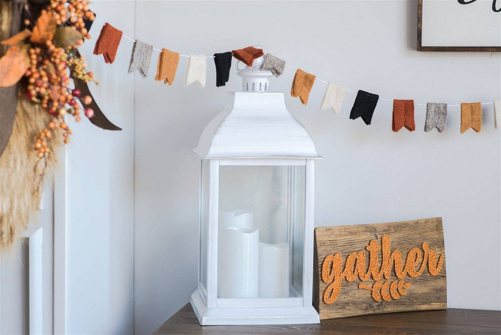 Fall Colors Felt Flag Bunting