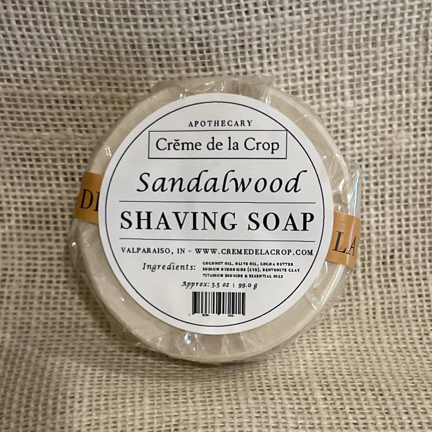 Men's Shaving Soap - Sandalwood (Essential Oil)