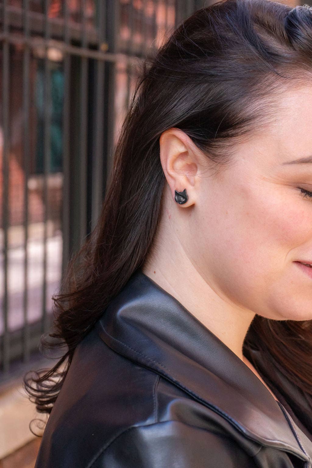 Black Cat Studs