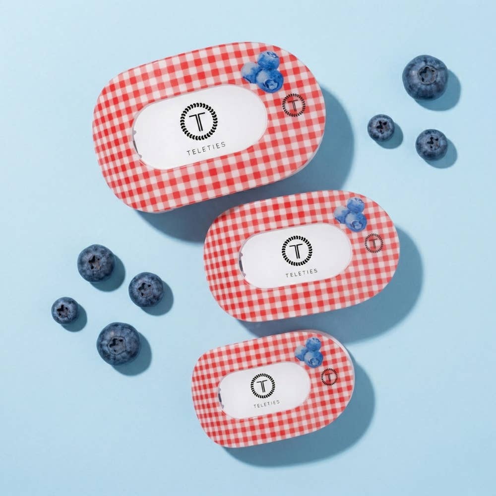 Flat Round Hair Clip Large Blueberry Farms