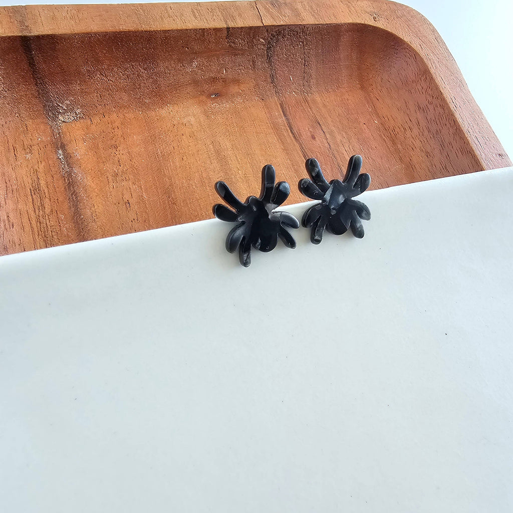 Black Spider Studs