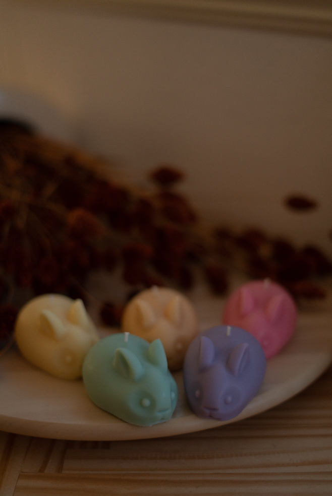 Easter Egg Carton Candles