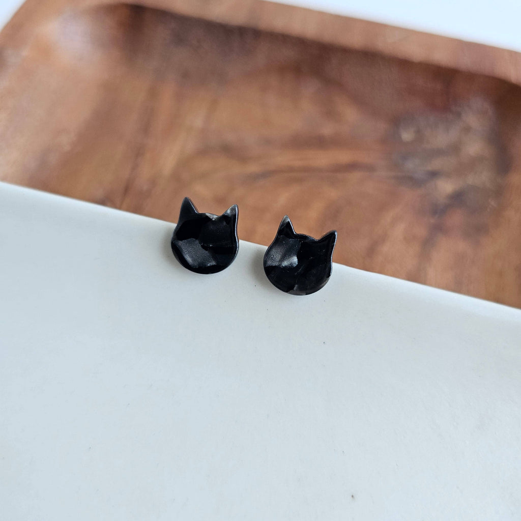 Black Cat Studs
