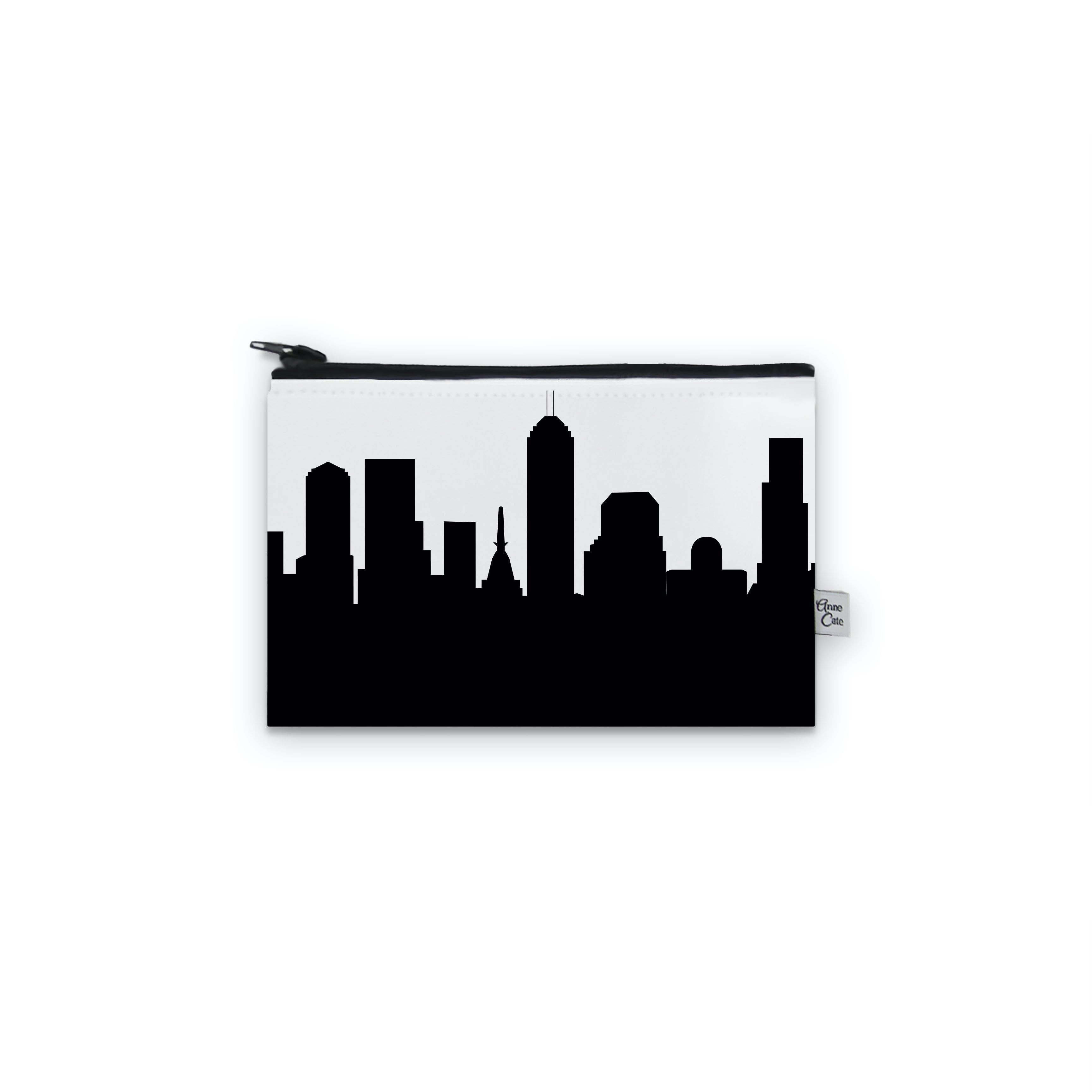 Indianapolis Skyline Canvas Mini Purse