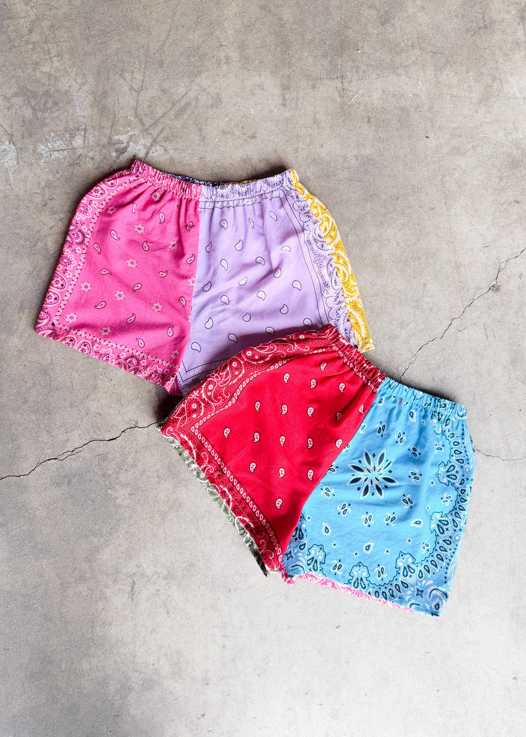 Bandana Pieced Shorts