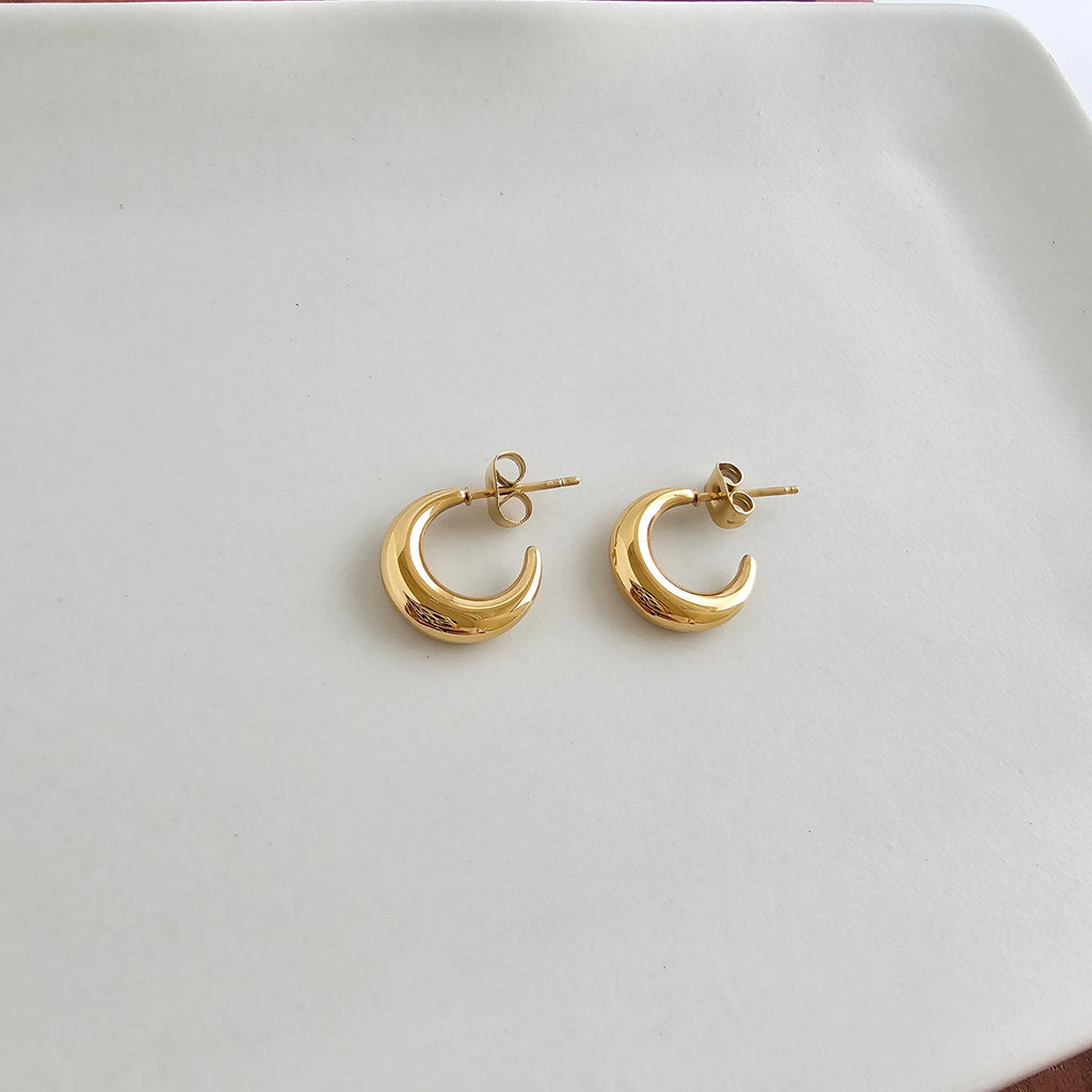 Mini Gold Luxe Selena Hoops