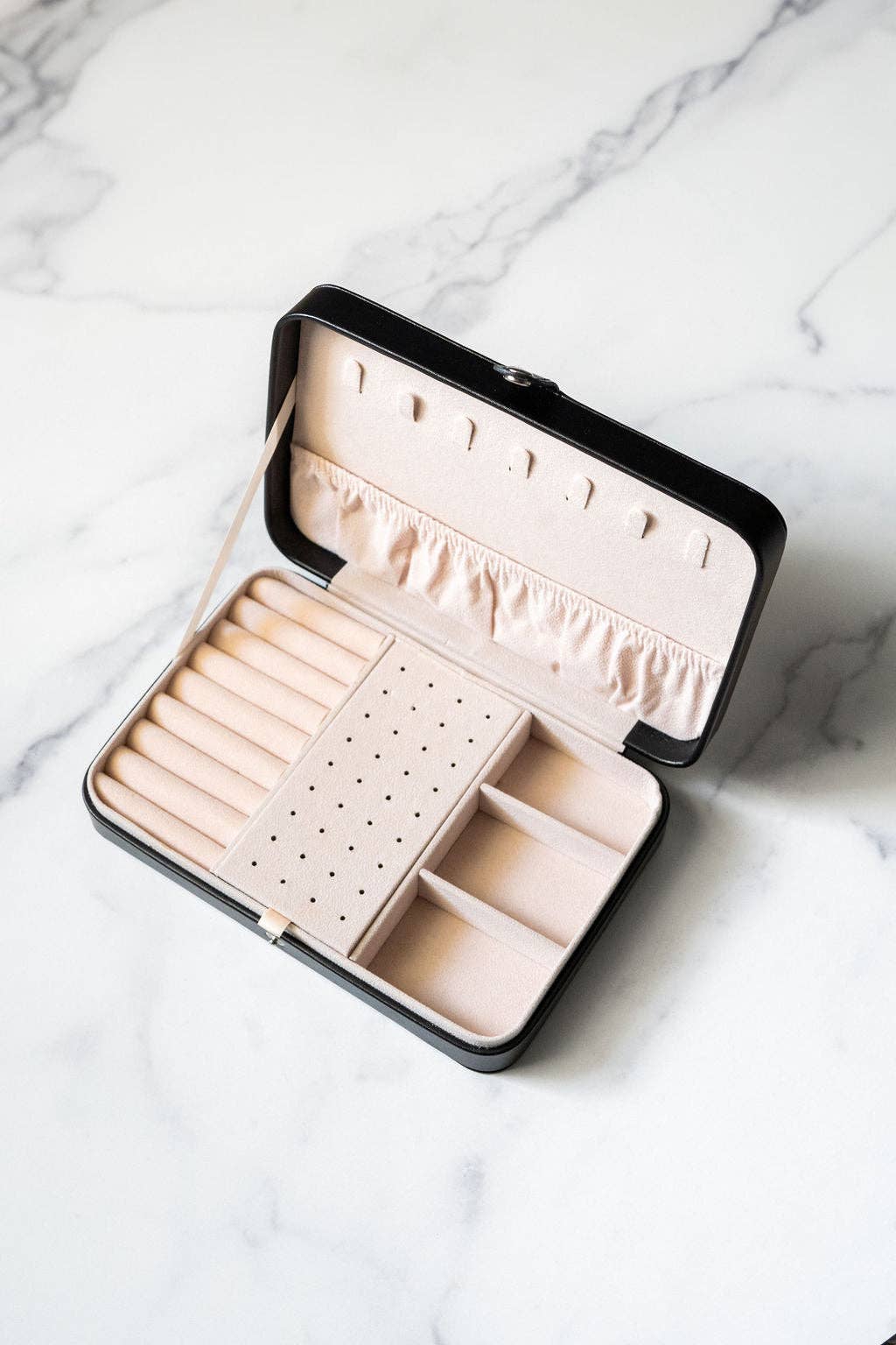 Black Jewelry Travel Case Box