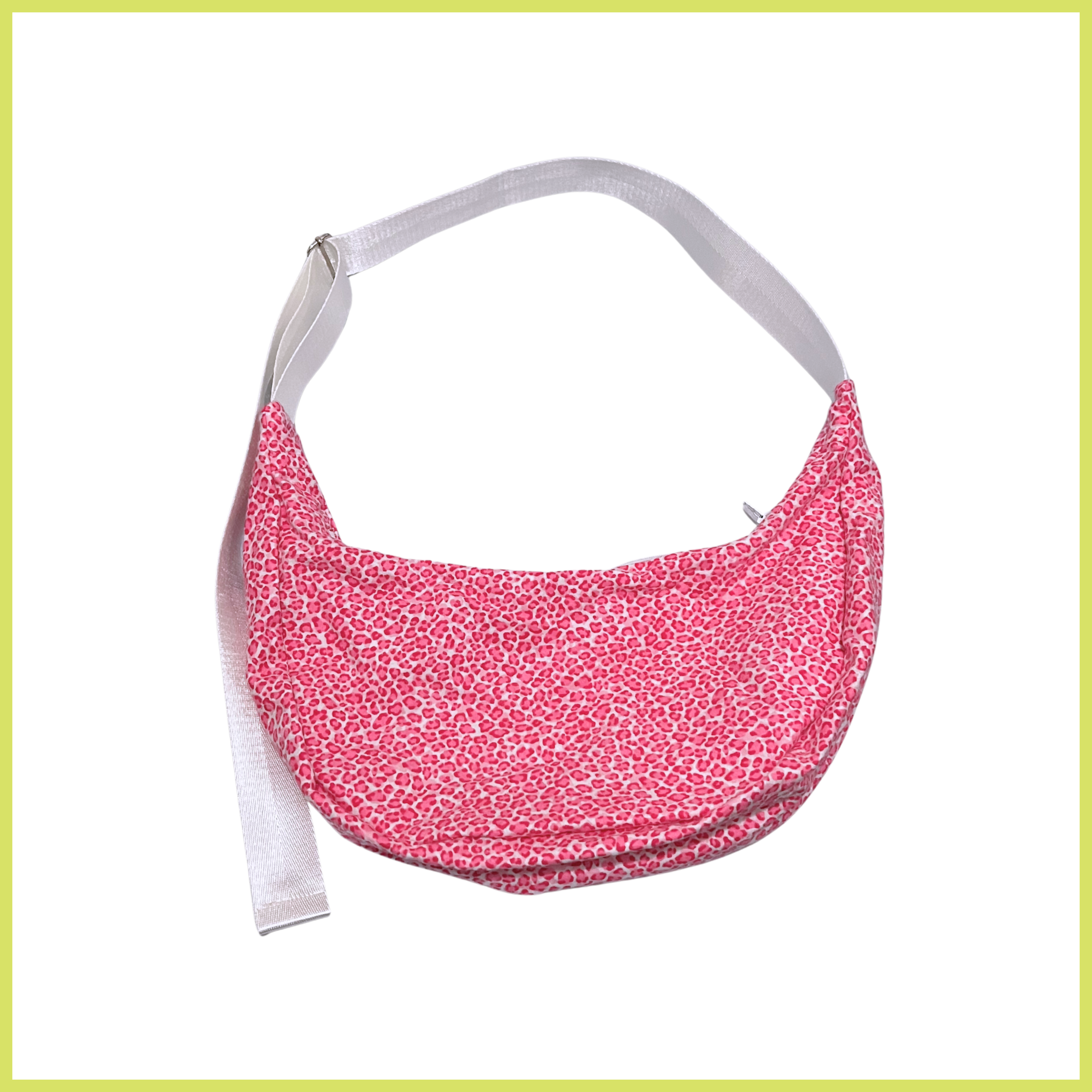 Pink Leopard Print Sling Bag