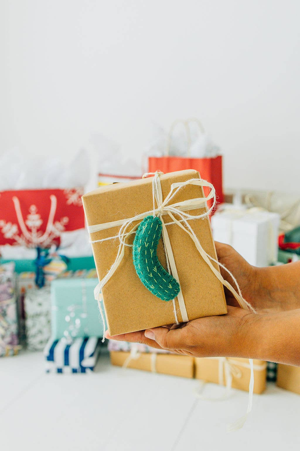 Christmas Pickle Felt Ornament