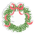 Christmas Boxwood Wreath Holiday Gift Tags