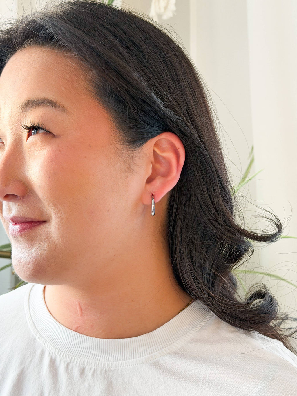 Silver Luxe Selena Hoops