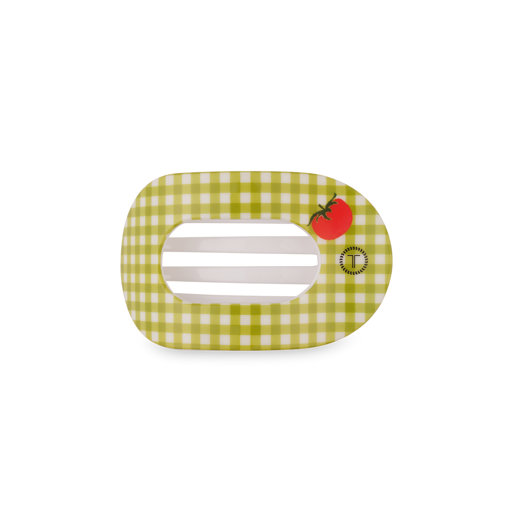 Small Locally Grown Flat Round Hair Clip