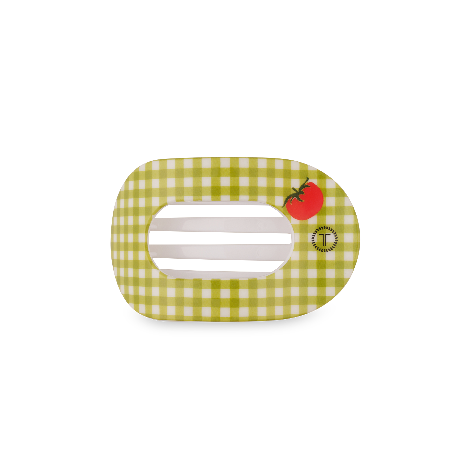 Small Locally Grown Flat Round Hair Clip