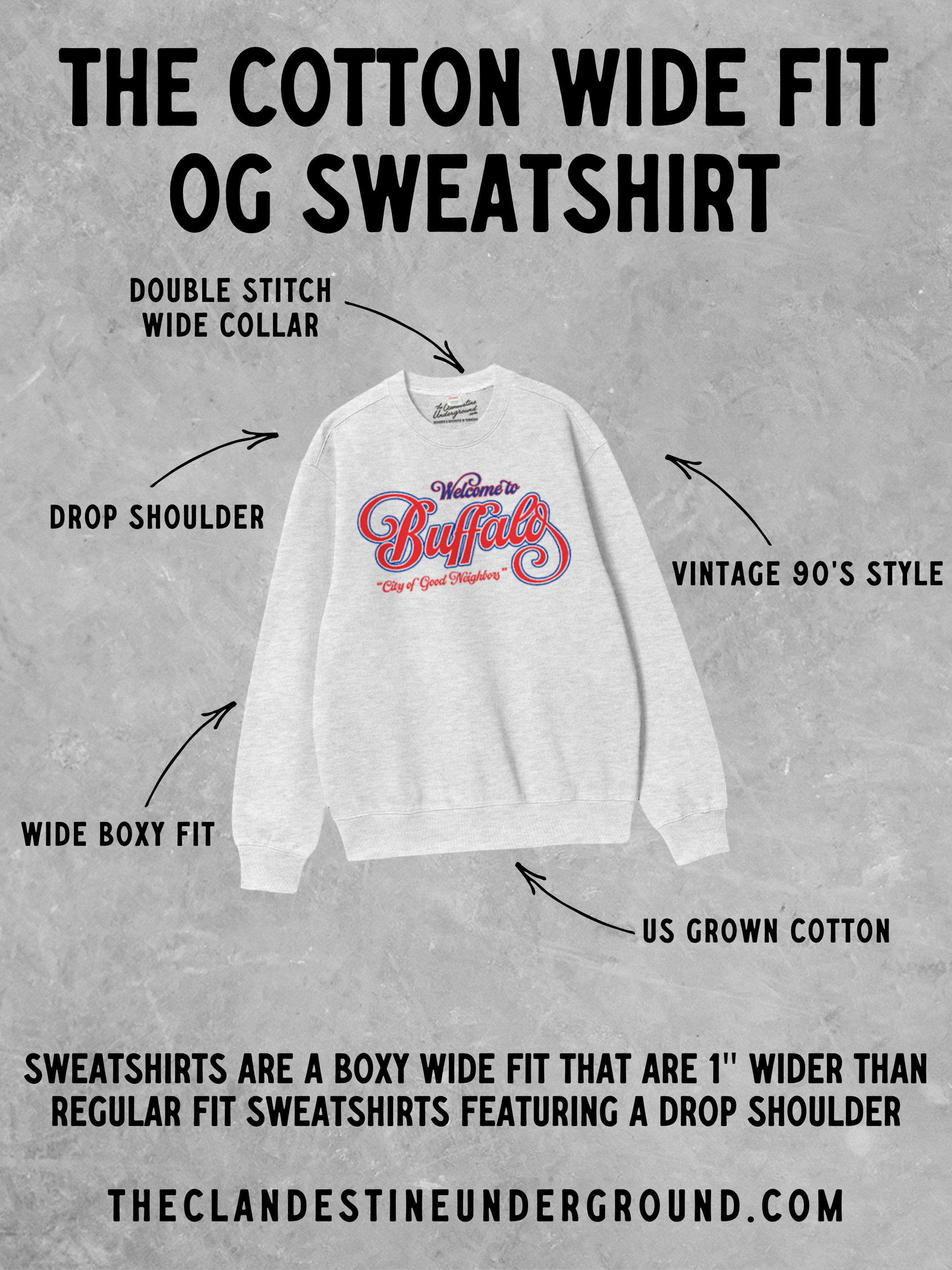 Valentine's Boxy Cotton 90's Sweatshirt